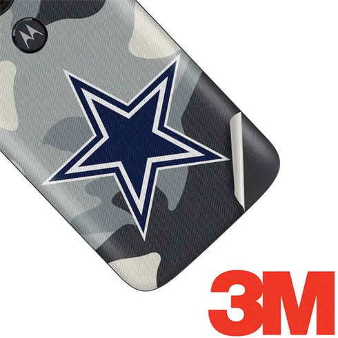 NFL Dallas Cowboys Camo Moto E5 Play Skin